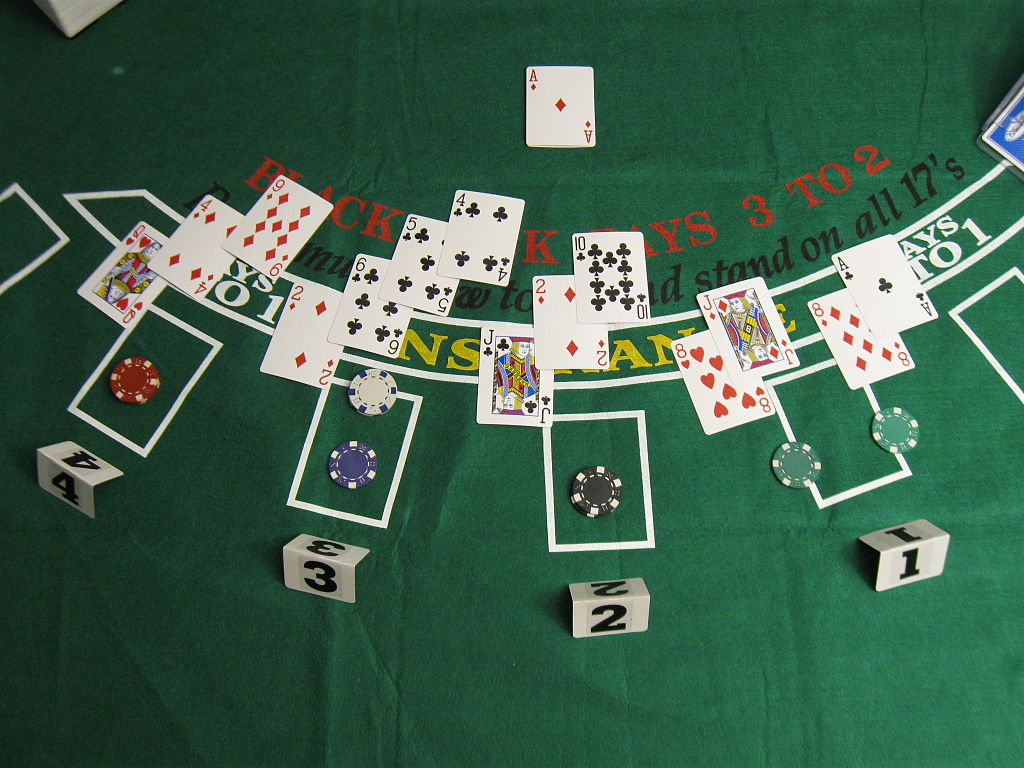 Blackjack card game