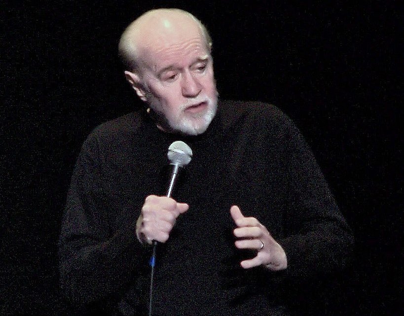 George Carlin on stage