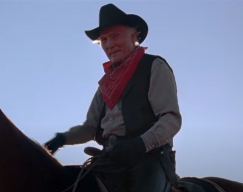 A visually captivating still taken from a pivotal moment in the film City Slickers (1991)