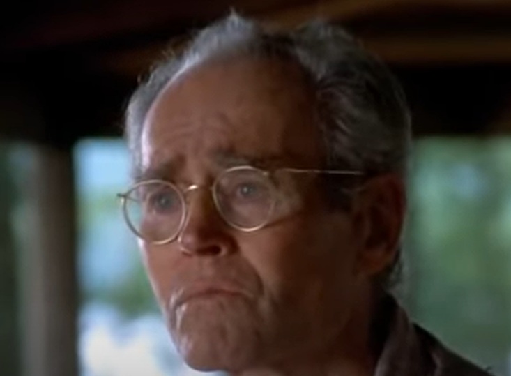 A visually captivating still taken from a pivotal moment in the film On Golden Pond (1981)