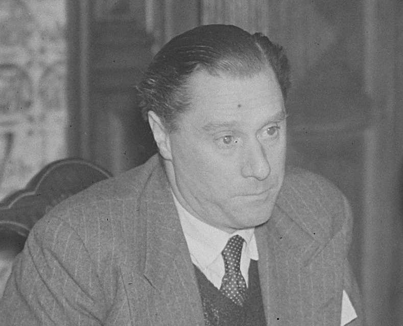 Director Carol Reed in Amsterdam on 20 January 1950.