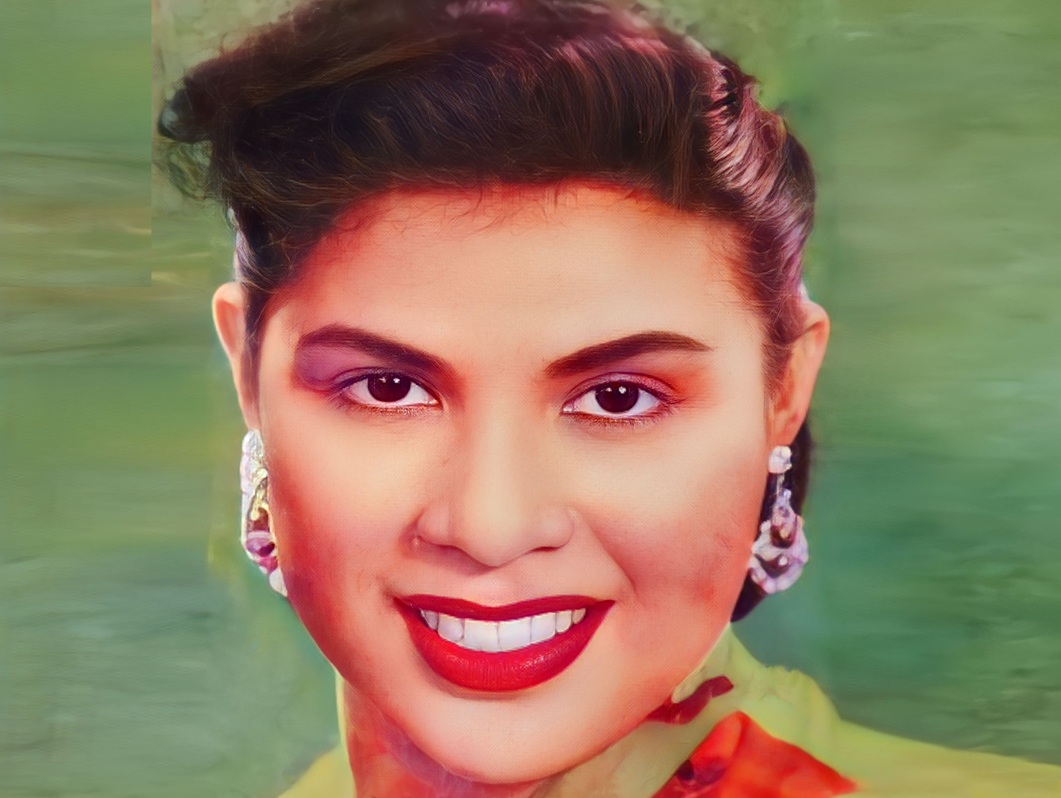 Maria Menado, Malaysian actress and model - 1959