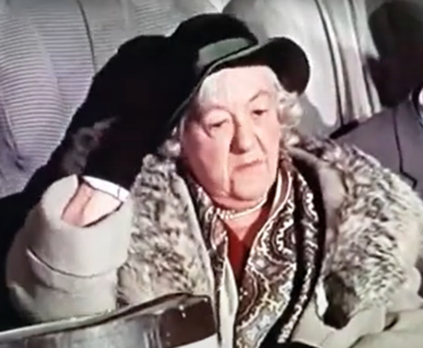 A visually captivating still taken from a pivotal moment in the film The V.I.P.s (1963)