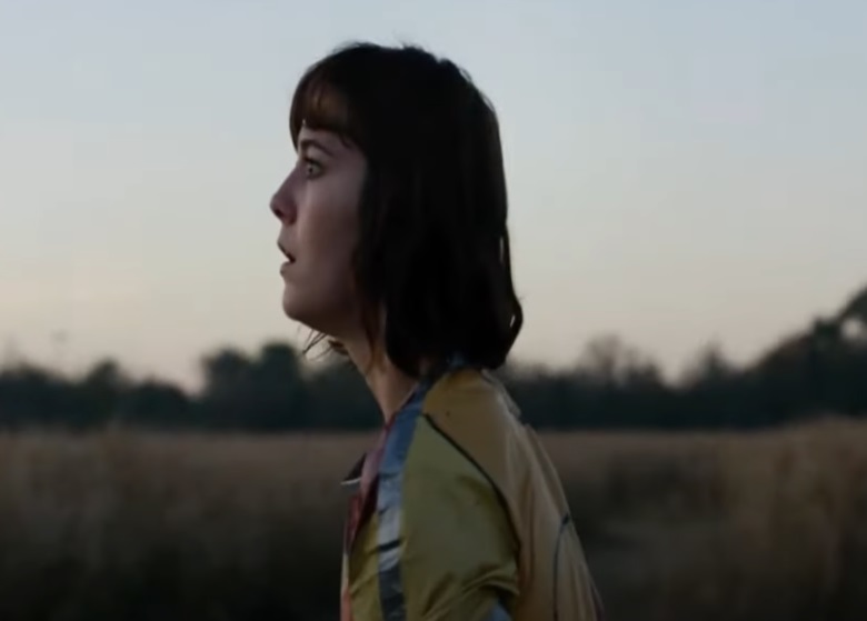 A visually captivating still taken from a pivotal moment in the film 10 Cloverfield Lane (2016)