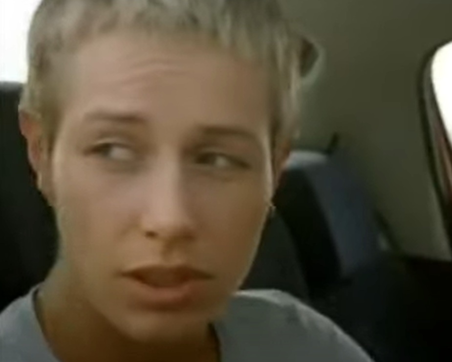 A visually captivating still taken from a pivotal moment in the film High Tension (2003)