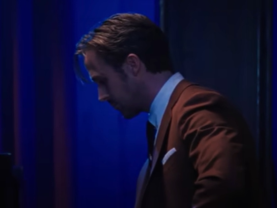 A visually captivating still taken from a pivotal moment in the film La La Land (2016)