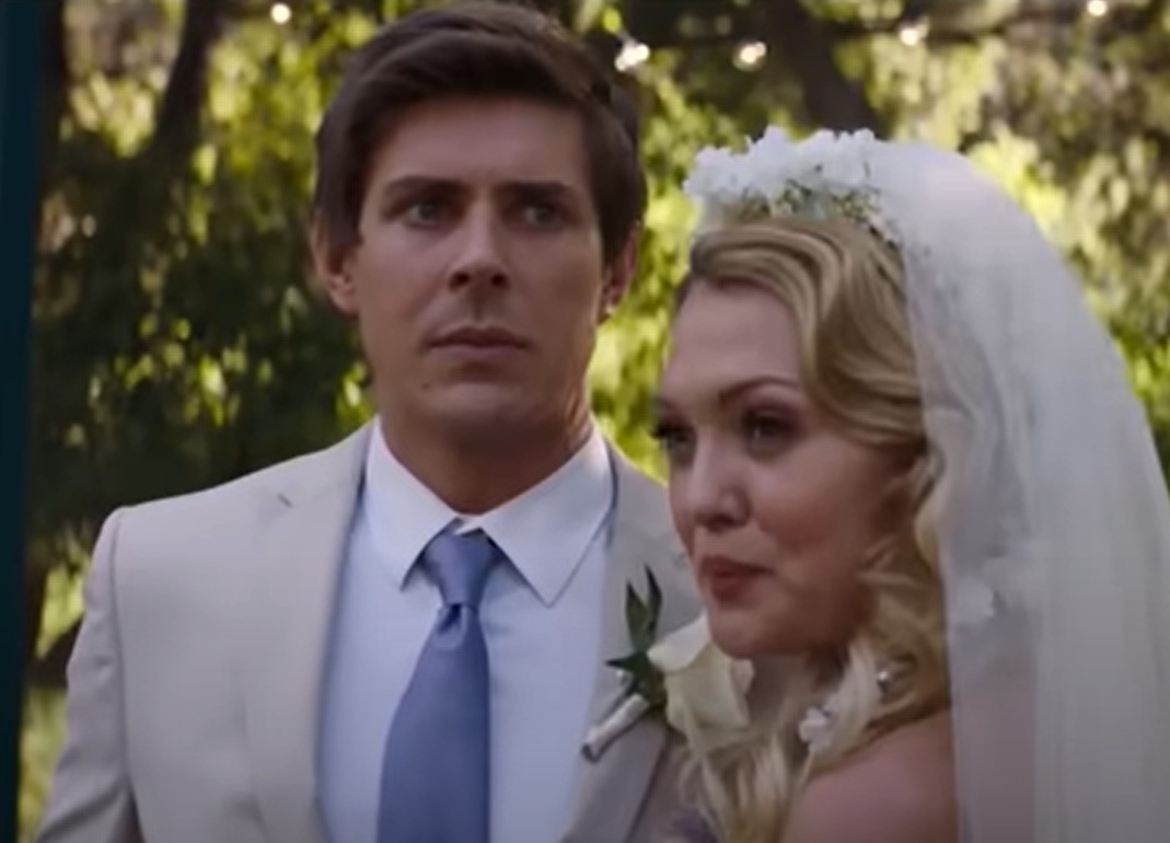 A visually captivating still taken from a pivotal moment in the film Promising Young Woman (2020)