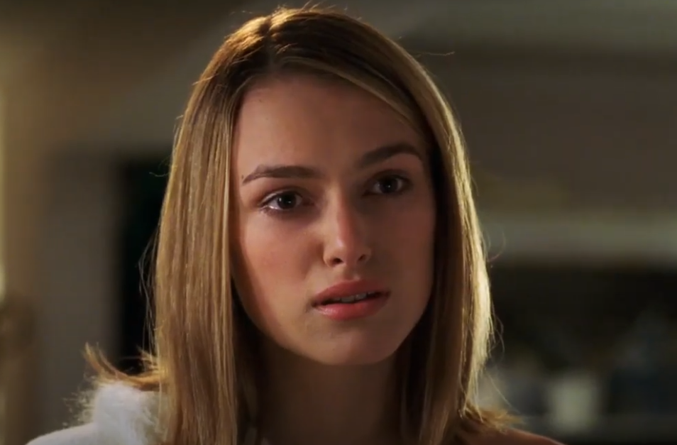 Screenshot of the movie Love Actually