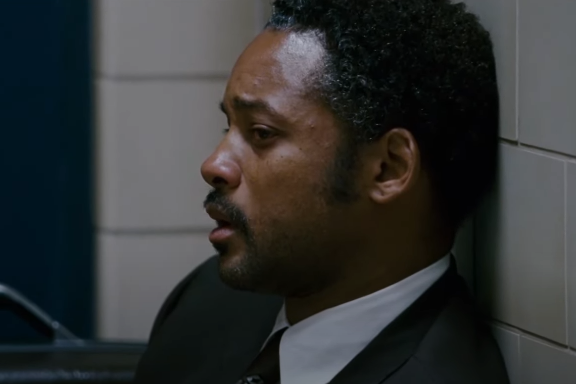 Screenshot of the movie The Pursuit of Happyness