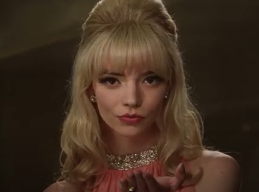 A visually captivating still taken from a pivotal moment in the film Last Night in Soho (2021)