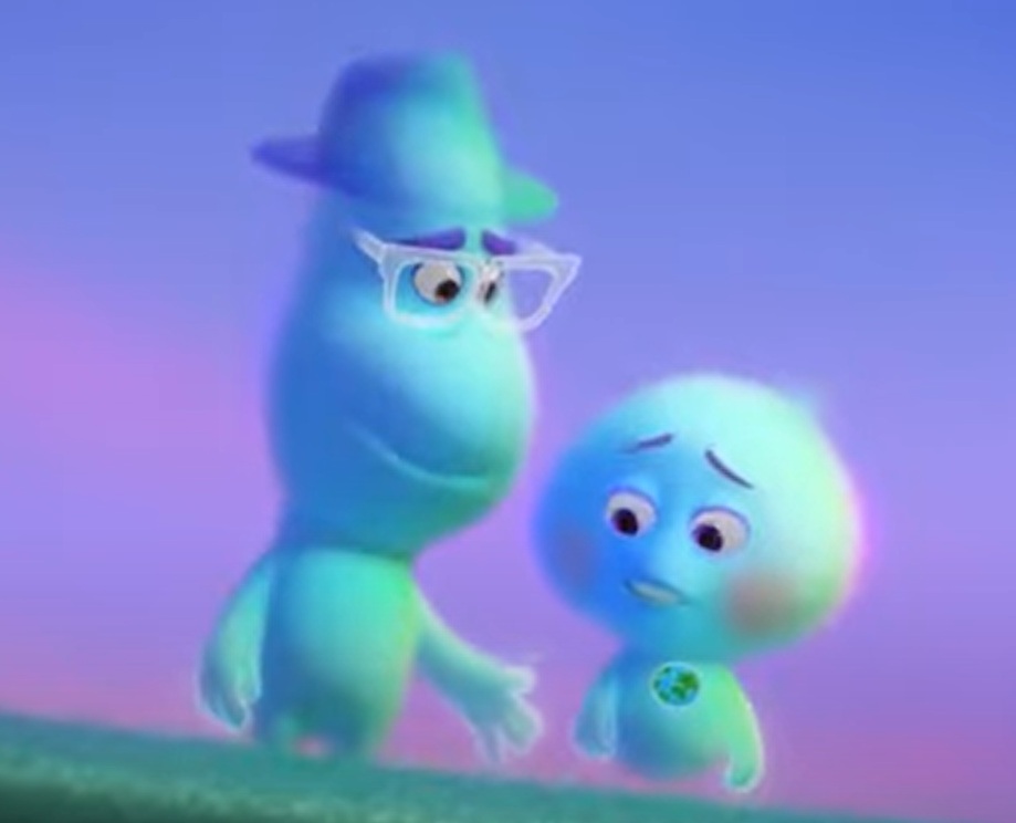 A visually captivating still taken from a pivotal moment in the animated film Soul (2020)