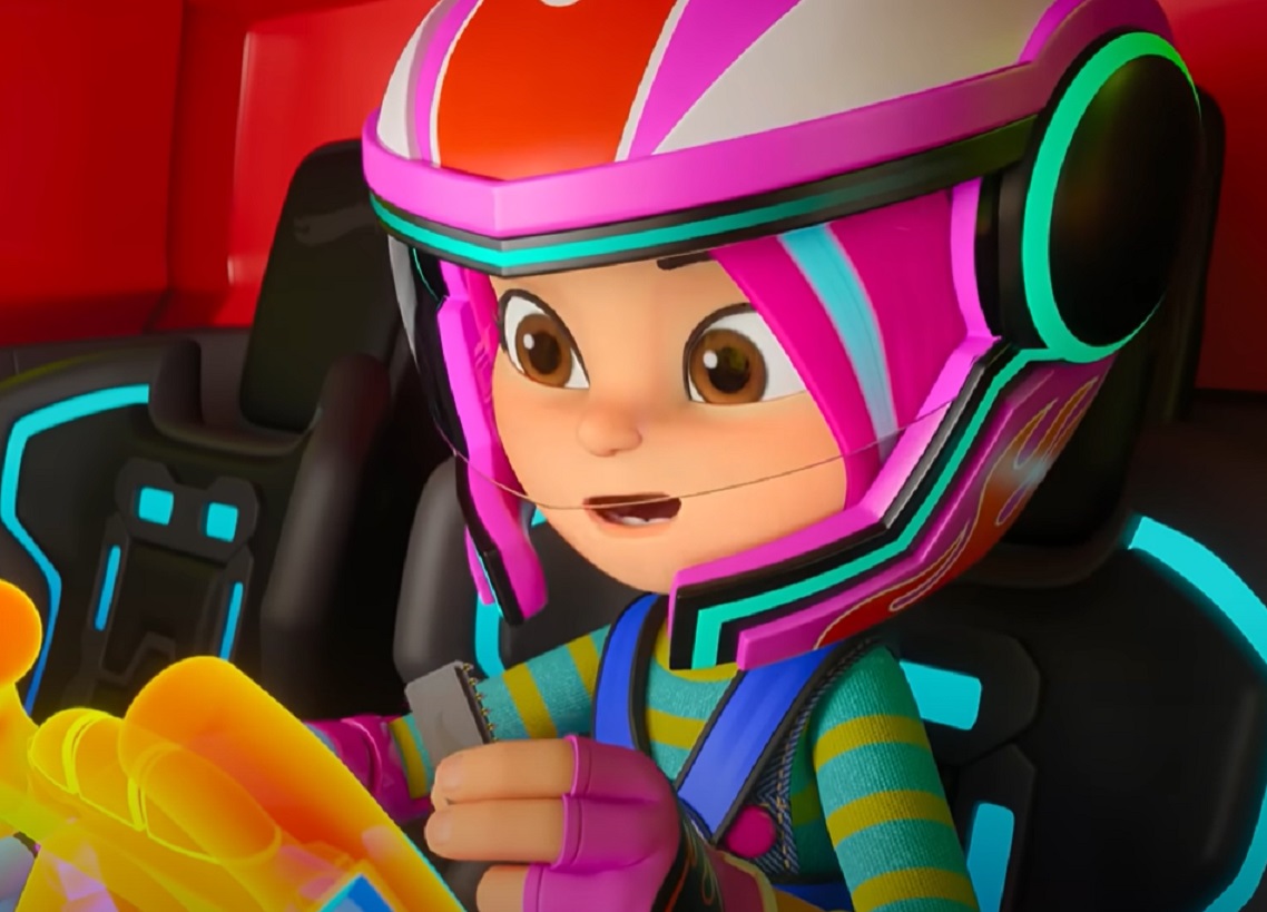 Screenshot from tv series - Hot Wheels Let’s Race (2024-)