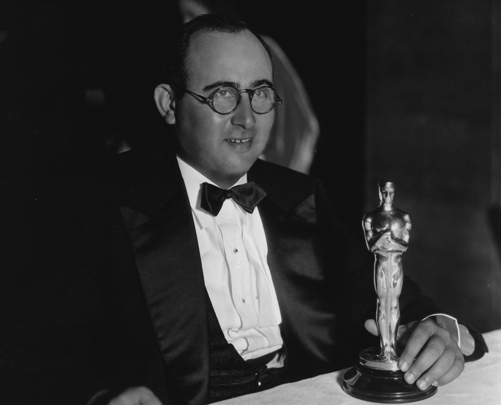 American director at the Academy Awards with the gold statuette