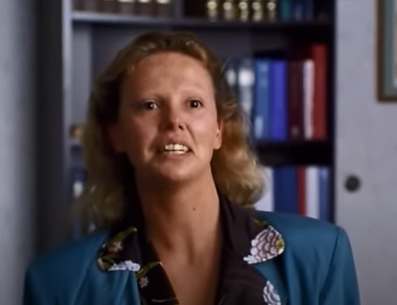 A visually captivating still taken from a pivotal moment in the film Monster (2003)