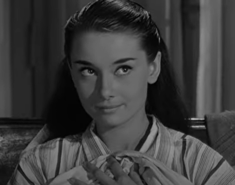 A visually captivating still taken from a pivotal moment in the film Roman Holiday (1953)