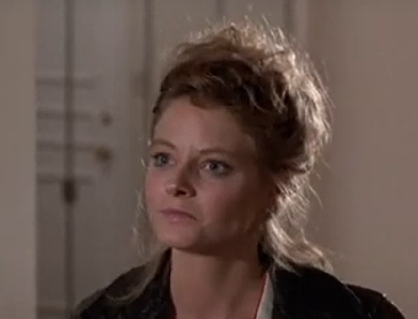 A visually captivating still taken from a pivotal moment in the film The Accused (1988)