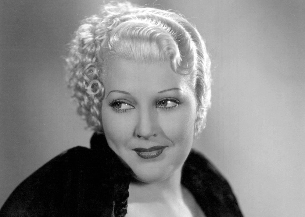 Photo of Thelma Todd wearing a black top