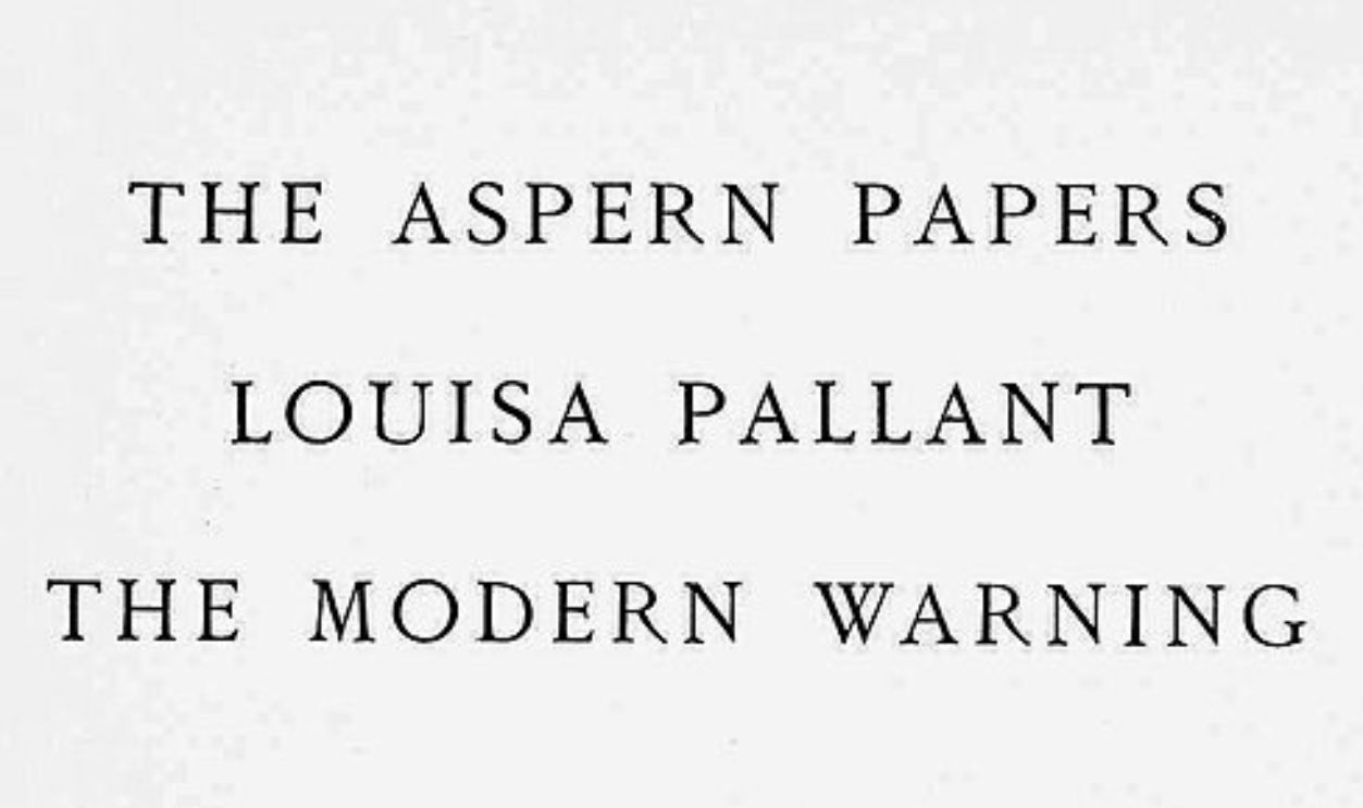 Aspern Papers Page