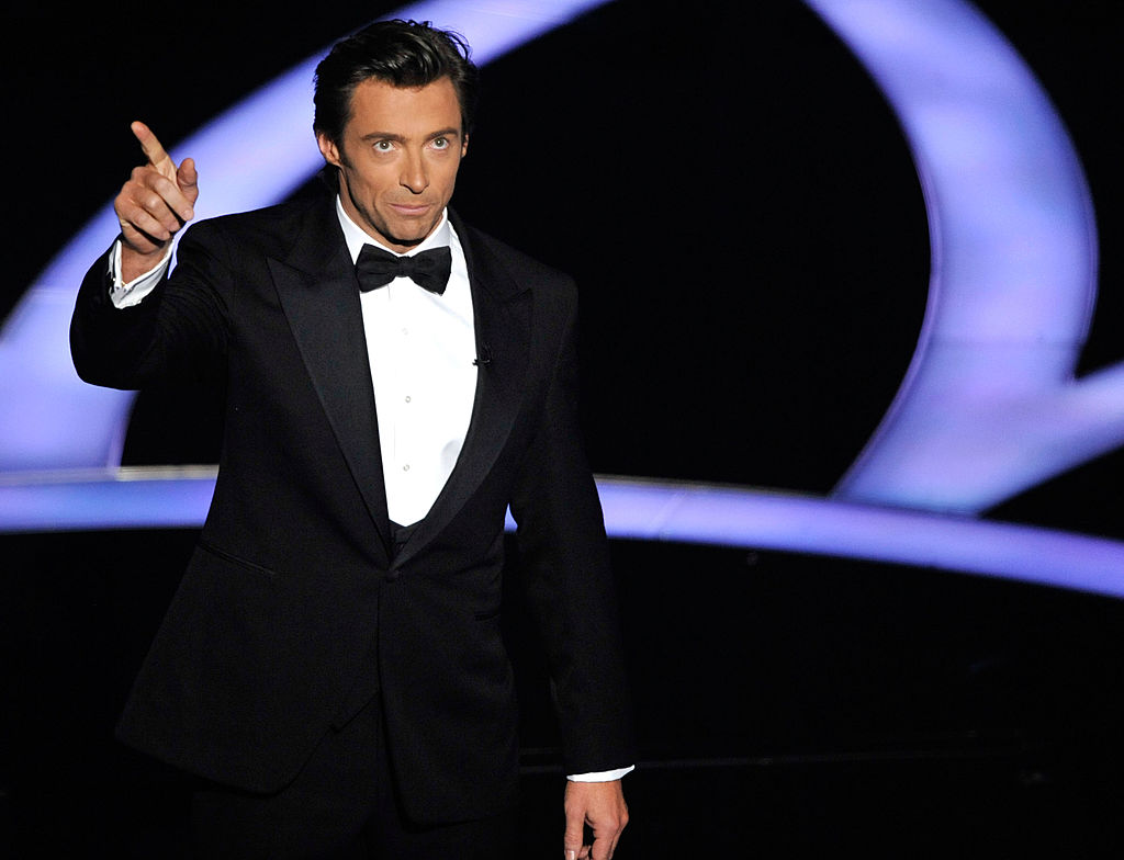 Host Hugh Jackman performs onstage during the Annual Academy Awards
