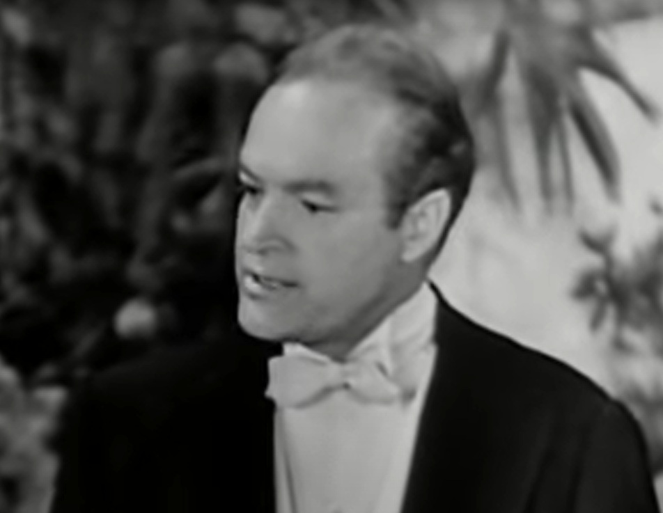Host Bob Hope performs onstage during the Annual Academy Awards