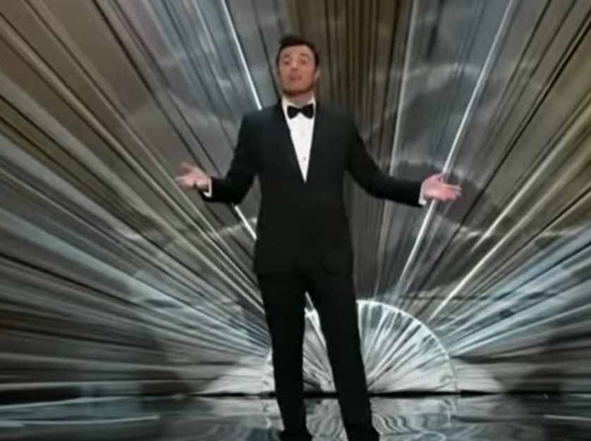 Host Seth MacFarlane performs onstage during the Annual Academy Awards