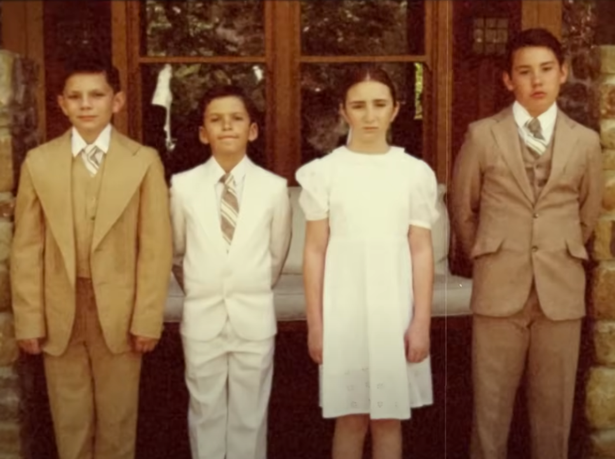 Screenshot from opening credits from TV series - Succession (2018-23)