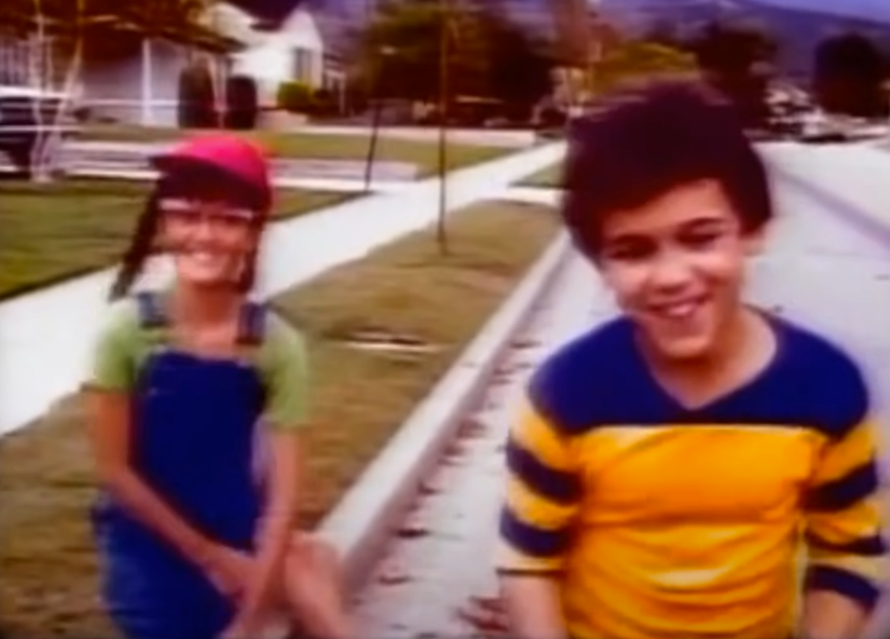 Screenshot from opening credits from TV series - The Wonder Years (1988-93)
