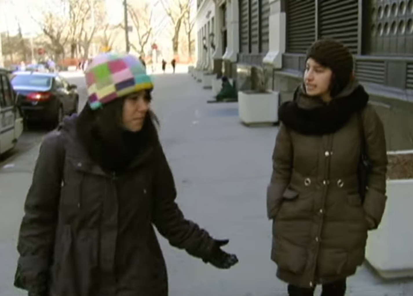 Screenshot from opening credits from TV series - Broad City (2014-2019)