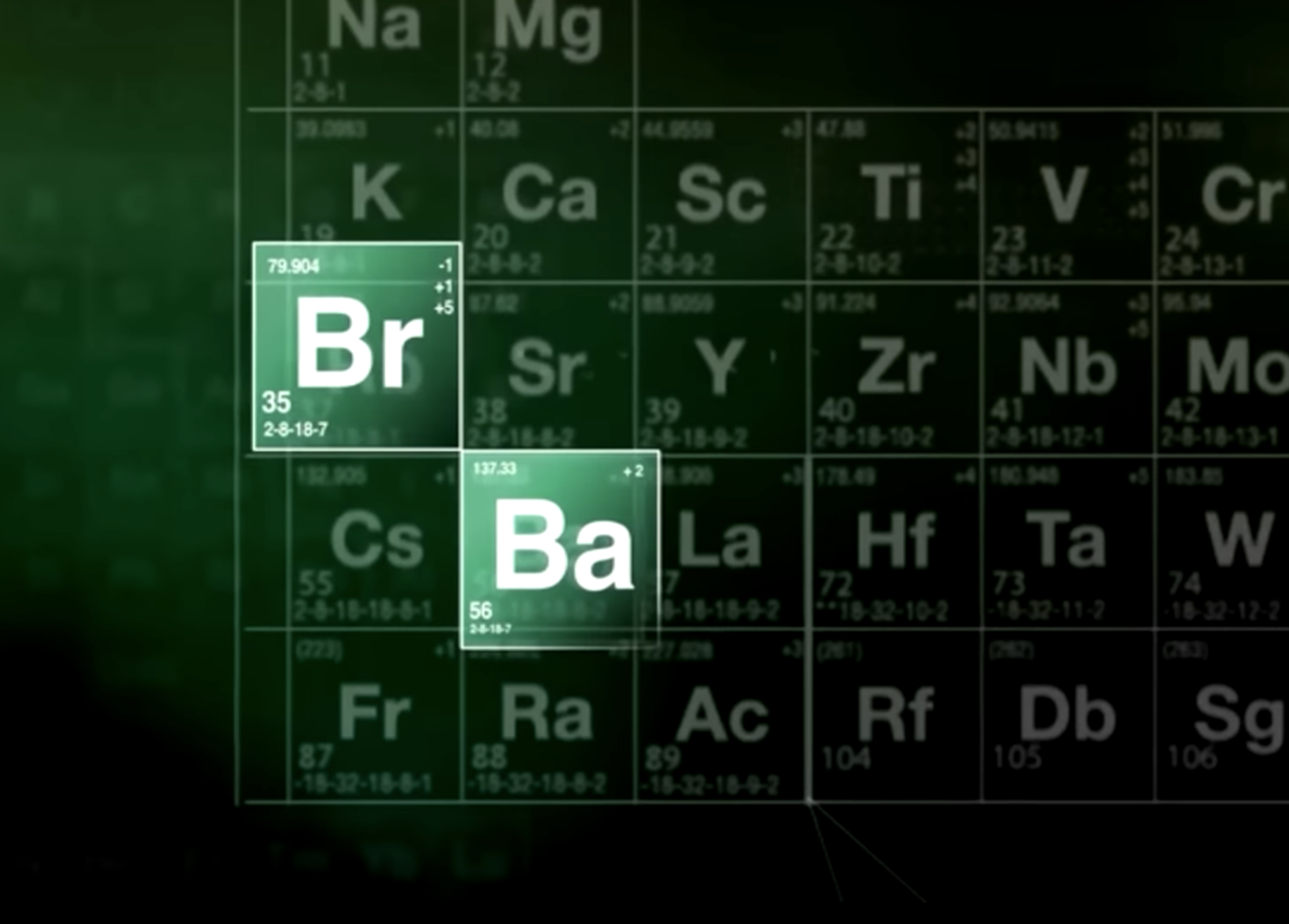 Screenshot from opening credits from TV series - Breaking Bad (2008-13)