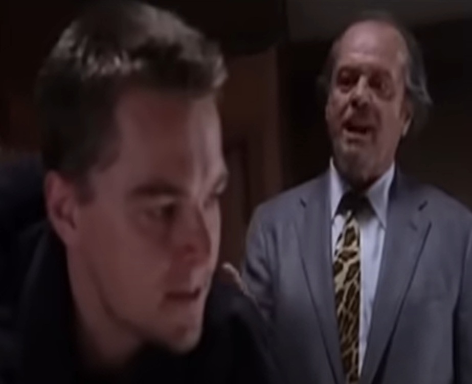 A visually captivating still taken from a pivotal moment in the film The Departed (2006)