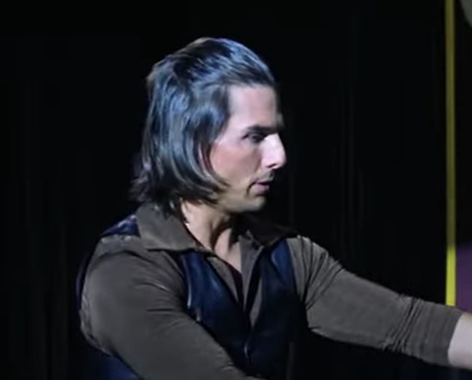 A visually captivating still taken from a pivotal moment in the film Magnolia (1999)