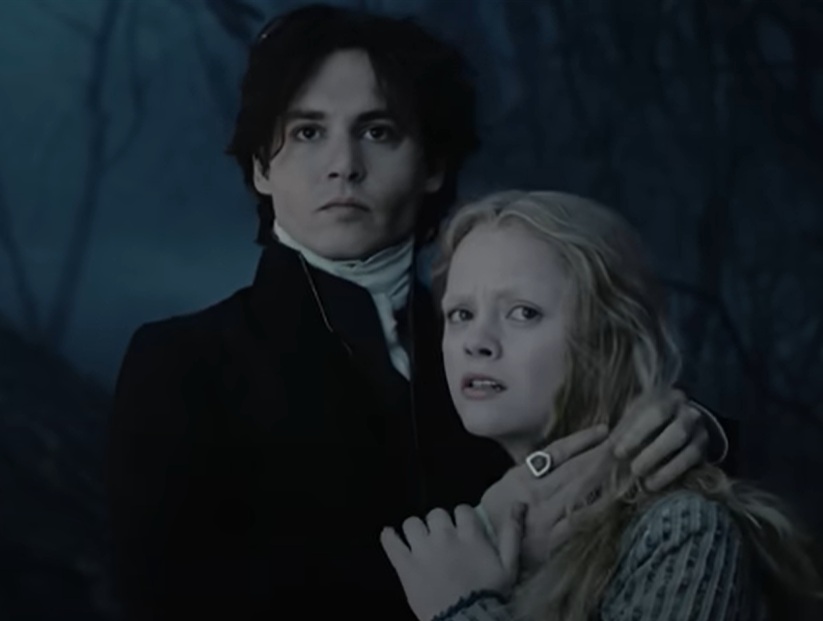 A visually captivating still taken from a pivotal moment in the film Sleepy Hollow (1999)