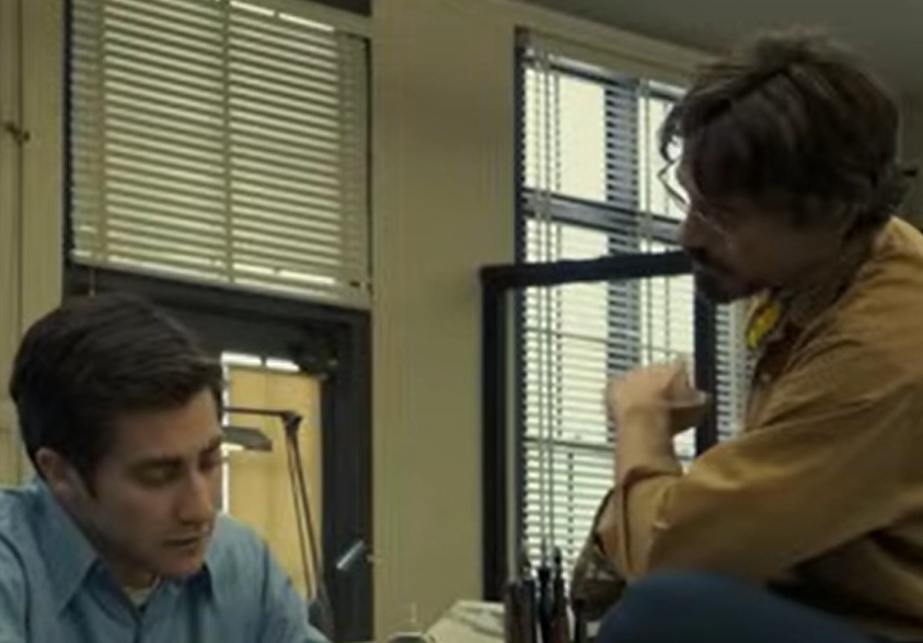 A visually captivating still taken from a pivotal moment in the film Zodiac (2007)