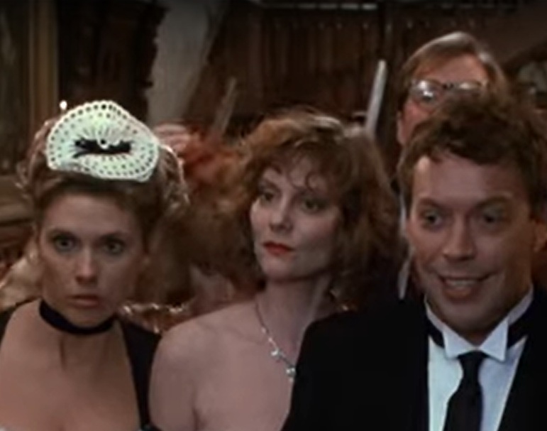 A visually captivating still taken from a pivotal moment in the film Clue (1985)