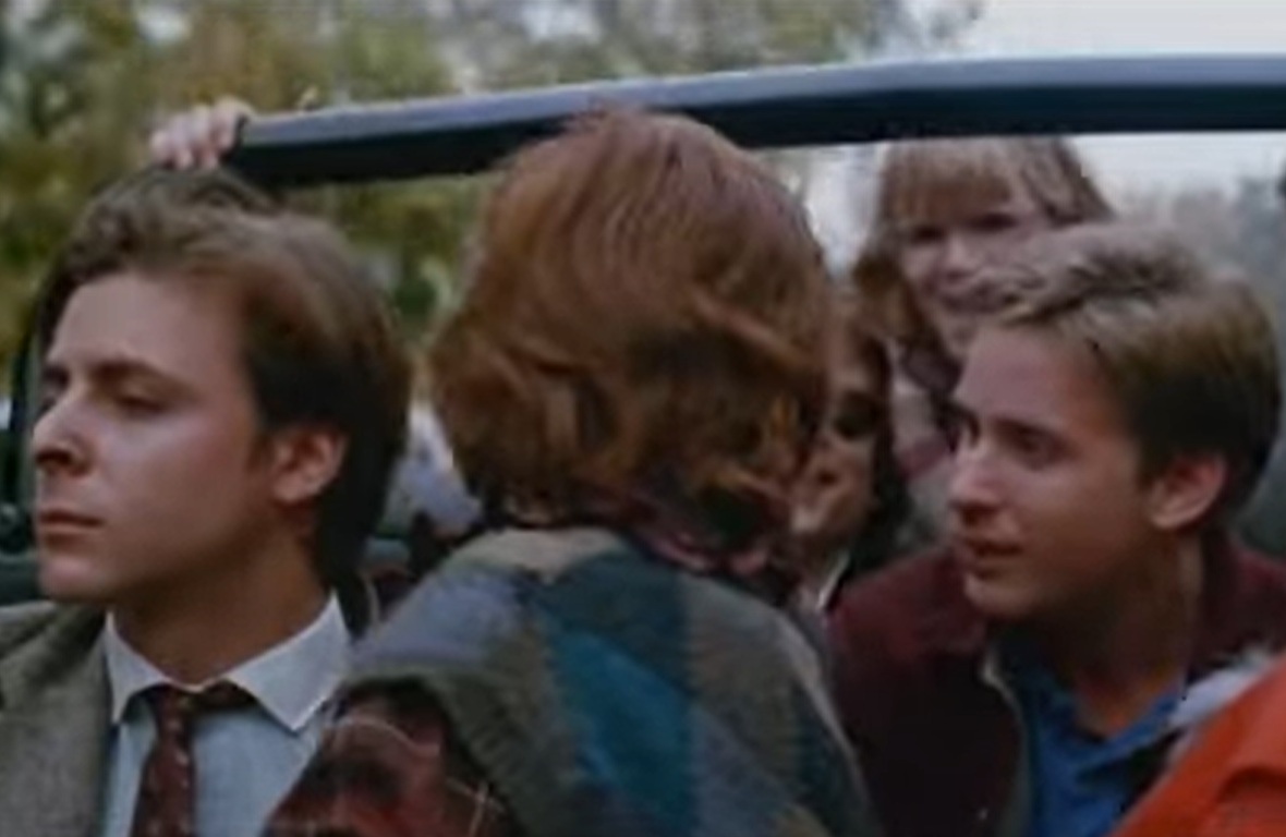 A visually captivating still taken from a pivotal moment in the film St. Elmo's Fire (1985)