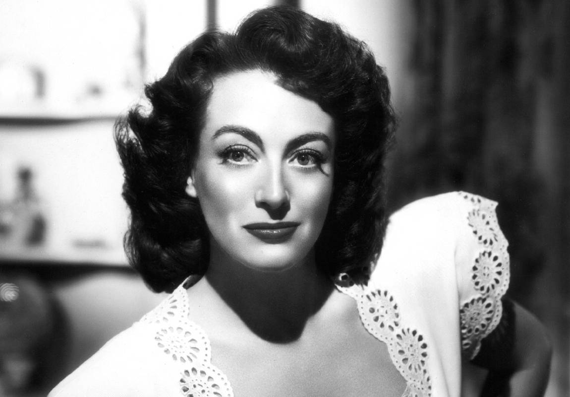 Joan Crawford In white dress