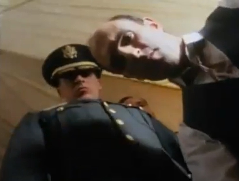 A visually captivating still taken from a pivotal moment in the film Carnosaur (1993)