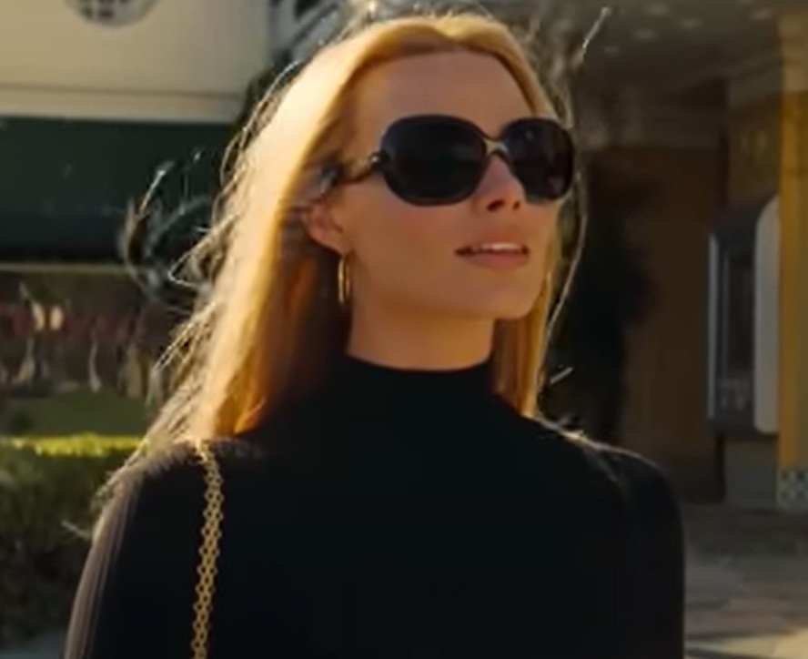 A visually captivating still taken from a pivotal moment in the film Once Upon a Time in Hollywood (2019)