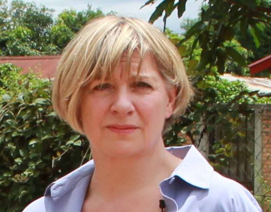 A cropped picture of British comedian Victoria Wood in Laos - 2012