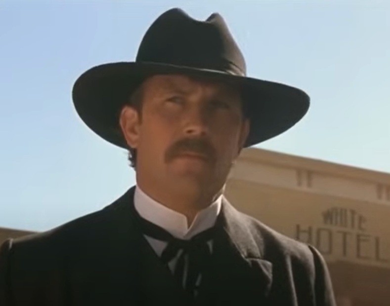 A visually captivating still taken from a pivotal moment in the film Wyatt Earp (1994)