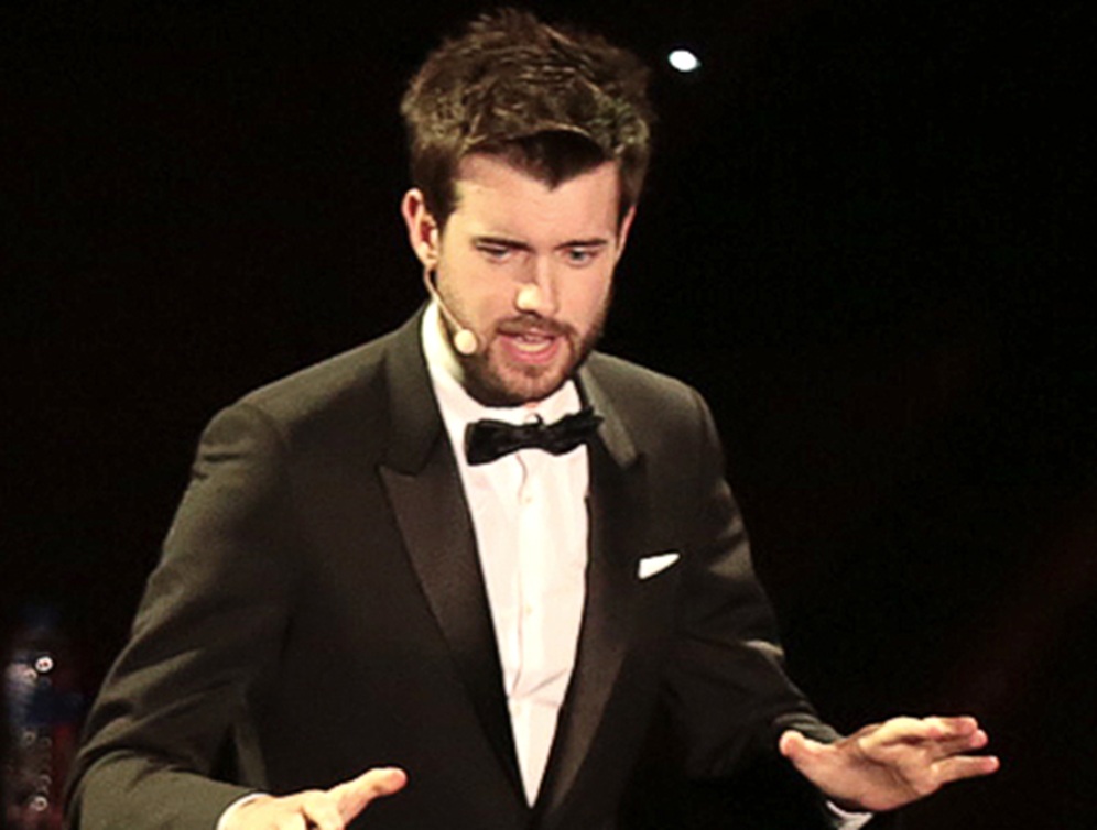 Jack Whitehall at British fashion awards - 2015