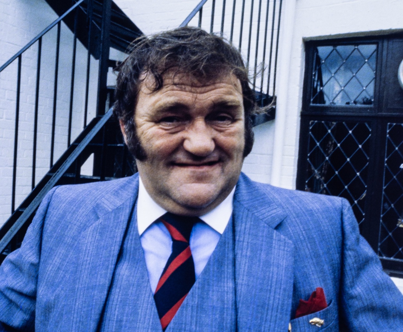 UK comedian and television presenter Les Dawson - 1985
