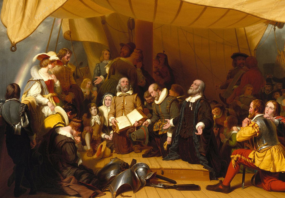 The Embarkation of the Pilgrims at the Brooklyn Museum