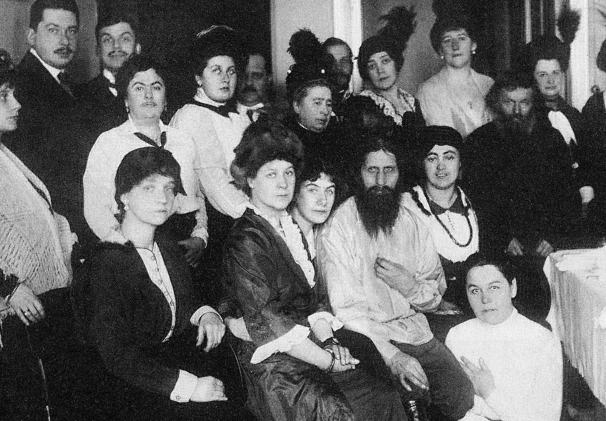 Rasputin and his admirers, 1914