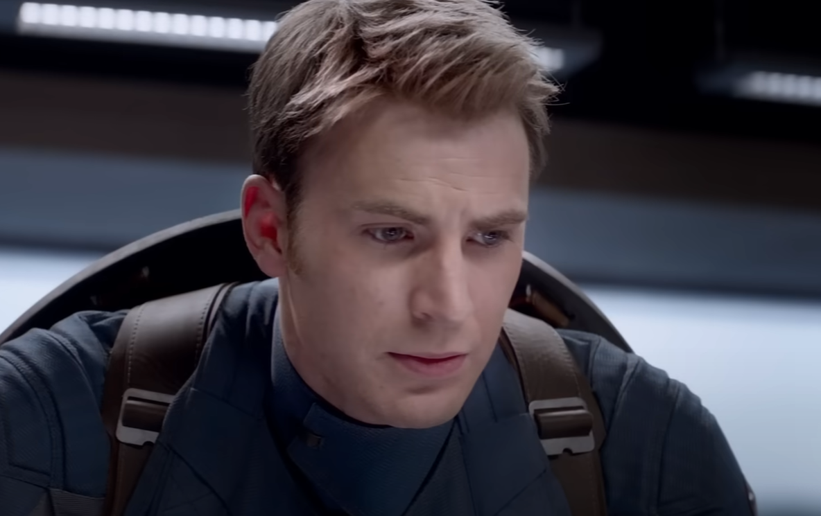 A screenshot of the political thriller Captain America: The Winter Soldier