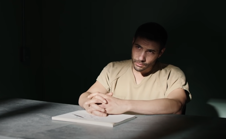 A screenshot of the political thriller The Mauritanian