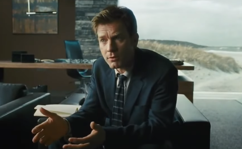 A screenshot of the political thriller The Ghost Writer