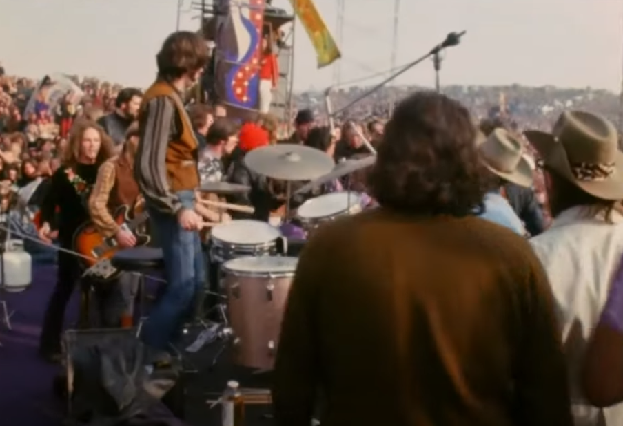 Screenshotof the You Tube video Altamont - The Hells Angels vs The Degenerate Hippy Freaks