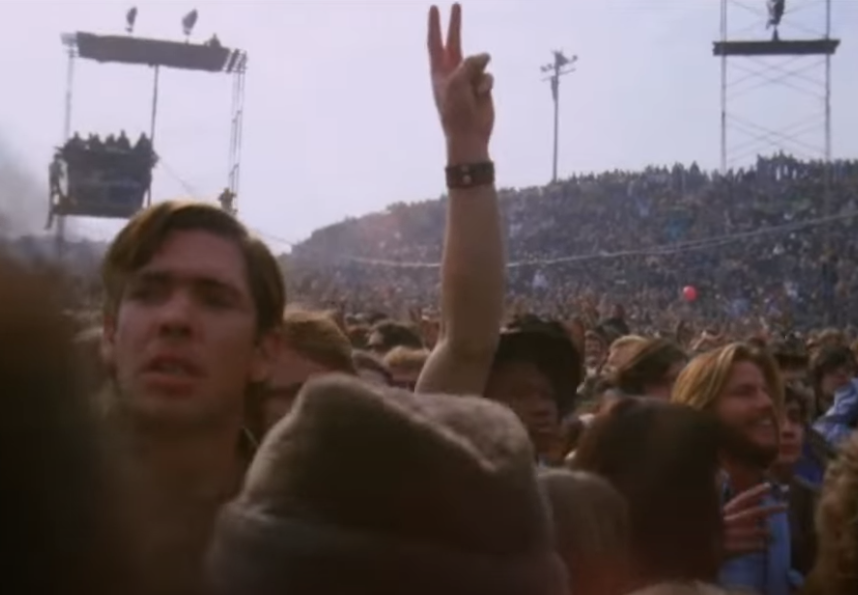 Screenshotof the You Tube video Altamont - The Hells Angels vs The Degenerate Hippy Freaks