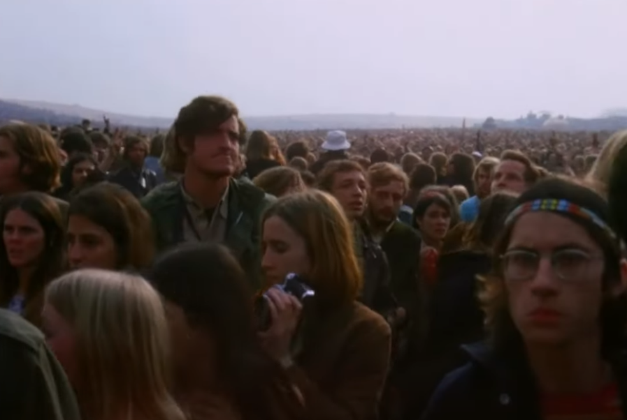 Screenshotof the You Tube video Altamont - The Hells Angels vs The Degenerate Hippy Freaks